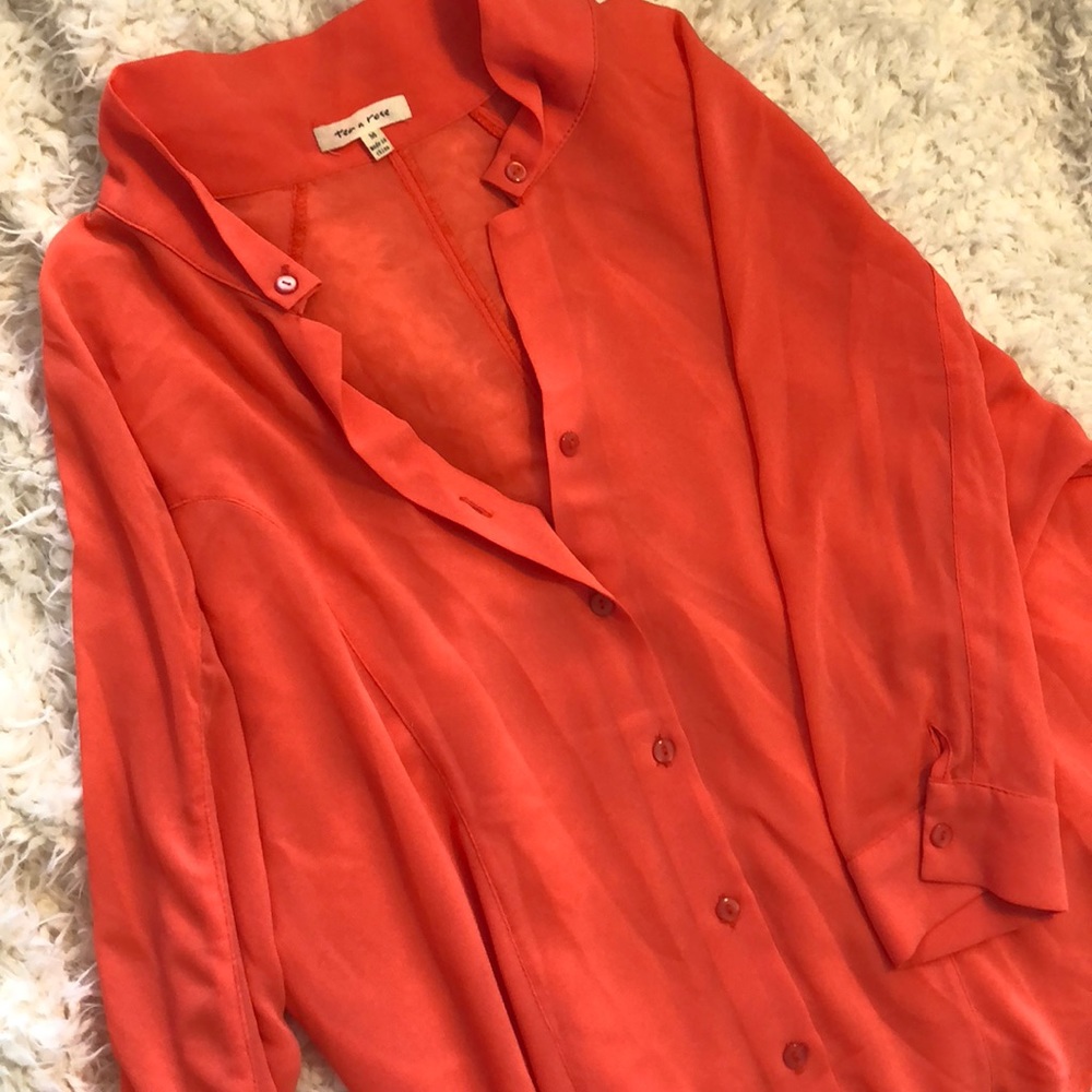 Pink Button Down Top - Picture 3 of 5